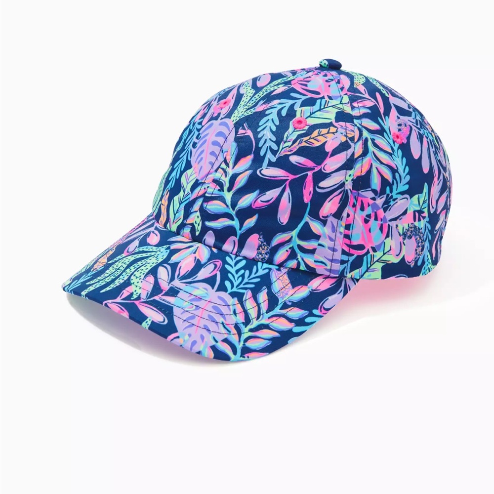 Lilly Pulitzer Colorful Leaf Print Hat